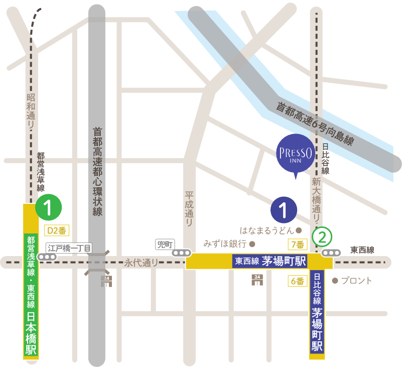 最寄り駅からのアクセス